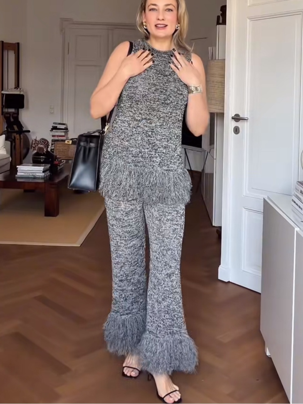 H&M Fringe Knit Set - Picture 2 of 3